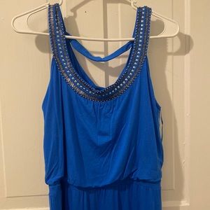 Maxi dress with side slits